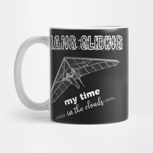 Hang Gliding Sketch and Quote Mug